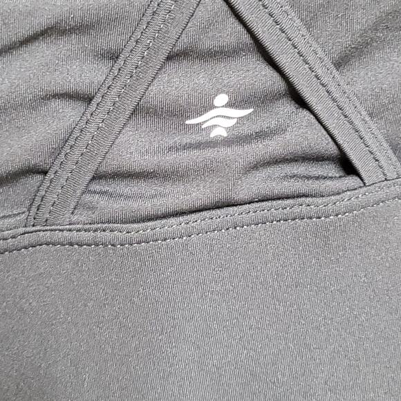 NWT Halara Double Strap Pleated Open Back Yoga Cami Top Built-in Sports Bra✨️M - Picture 14 of 16